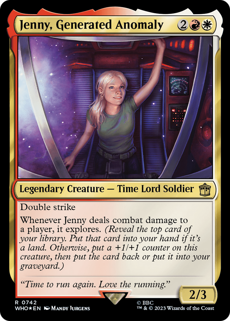 Jenny, Generated Anomaly (Surge Foil) [Doctor Who] | Lots Moore NSW