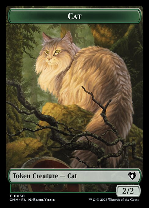 The Monarch // Cat (0030) Double-Sided Token [Commander Masters Tokens] | Lots Moore NSW