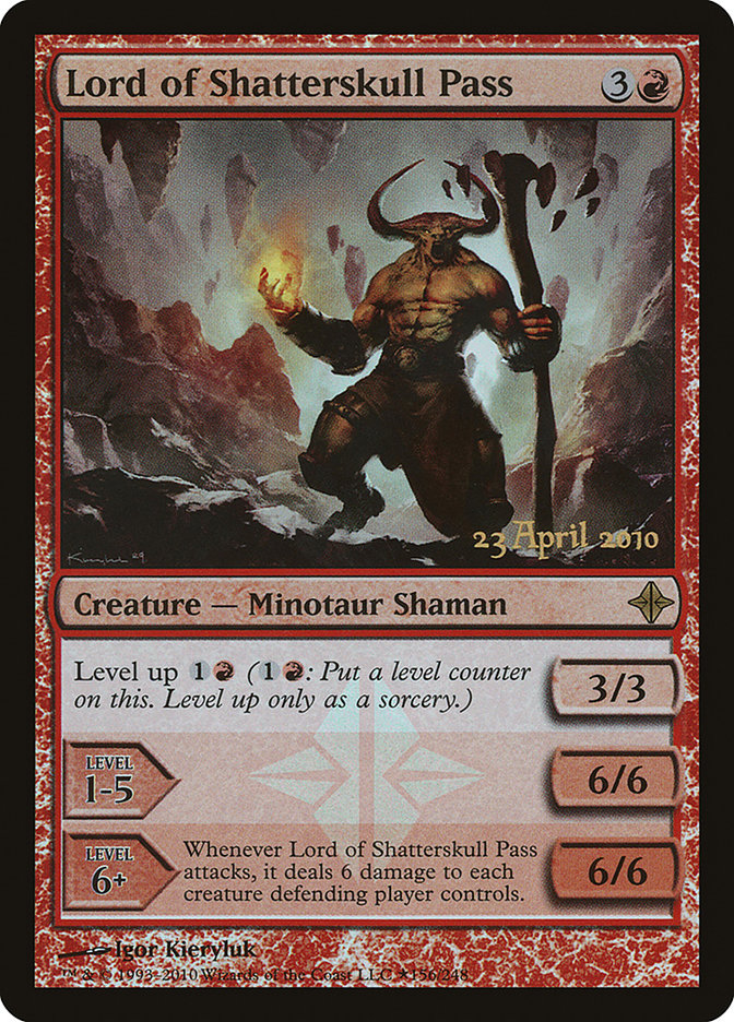 Lord of Shatterskull Pass [Rise of the Eldrazi Prerelease Promos] | Lots Moore NSW