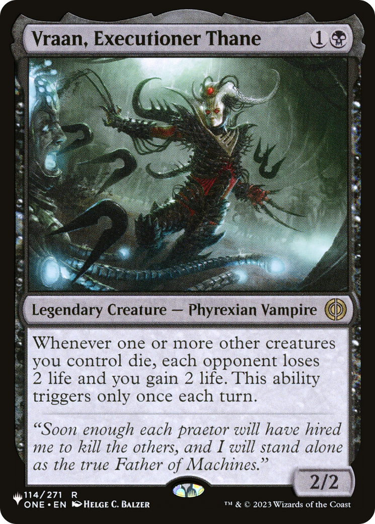 Vraan, Executioner Thane [The List] | Lots Moore NSW