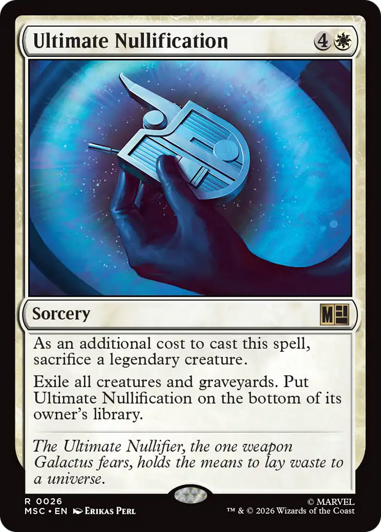 Ultimate Nullification (Surge Foil) [Marvel Super Heroes Commander] | Lots Moore NSW