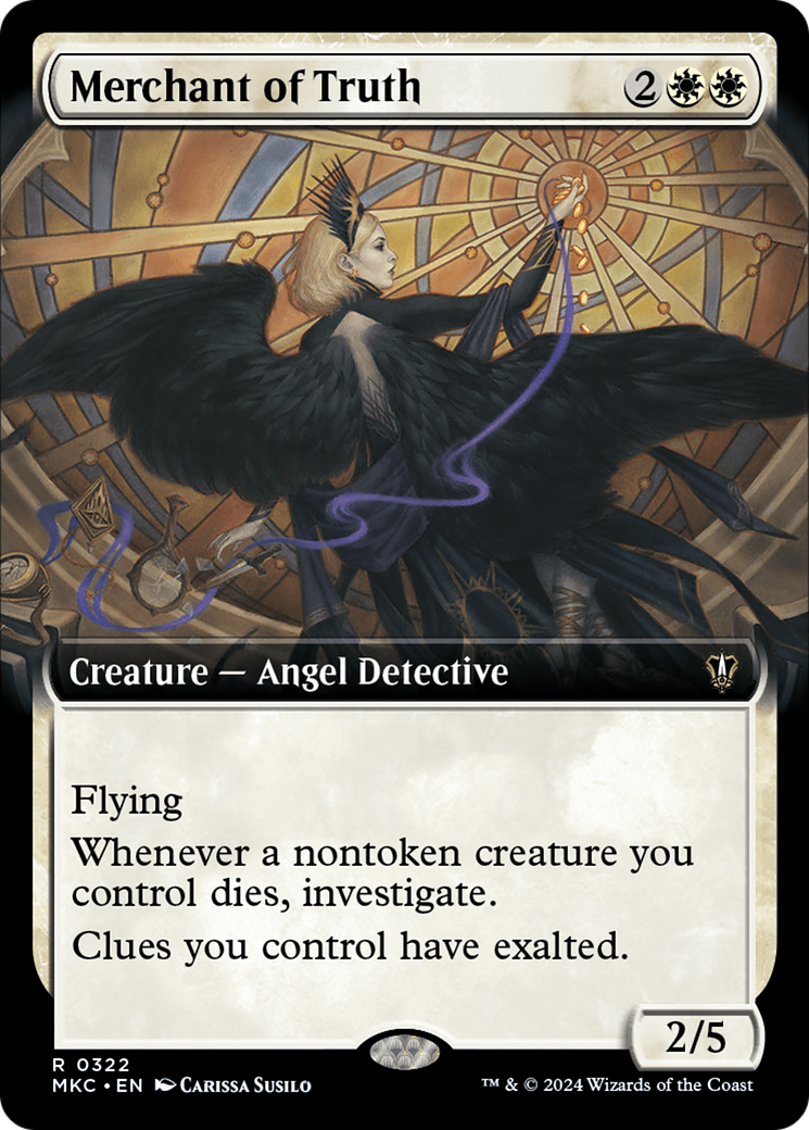Merchant of Truth (Extended Art) [Murders at Karlov Manor Commander] | Lots Moore NSW