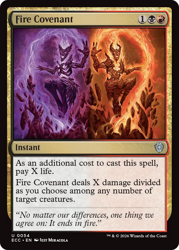 Fire Covenant [Lorwyn Eclipsed Commander] | Lots Moore NSW