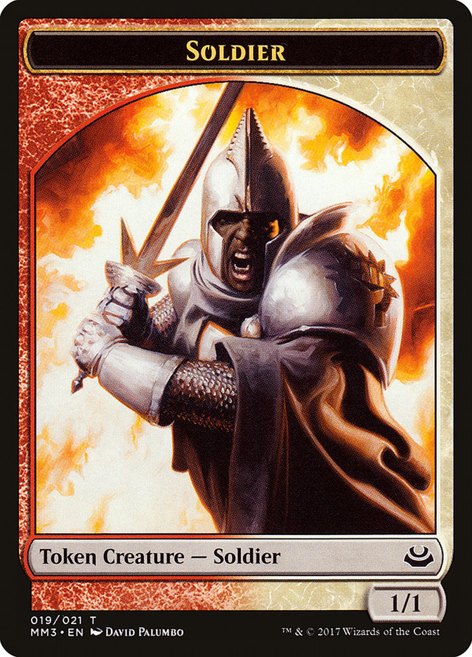 Soldier Token (019/021) [Modern Masters 2017 Tokens] | Lots Moore NSW