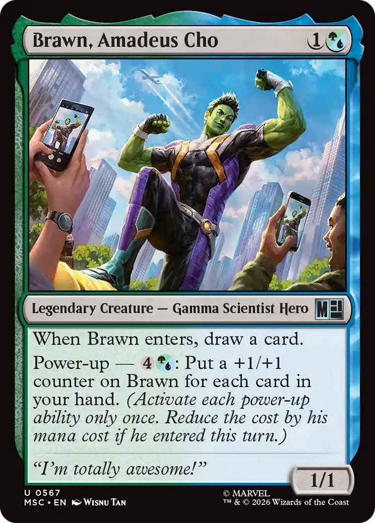 Brawn, Amadeus Cho [Marvel Super Heroes Commander] | Lots Moore NSW