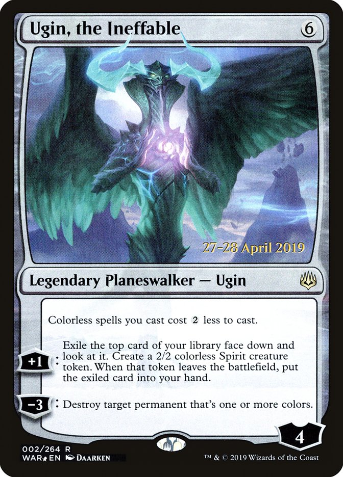Ugin, the Ineffable [War of the Spark Prerelease Promos] | Lots Moore NSW