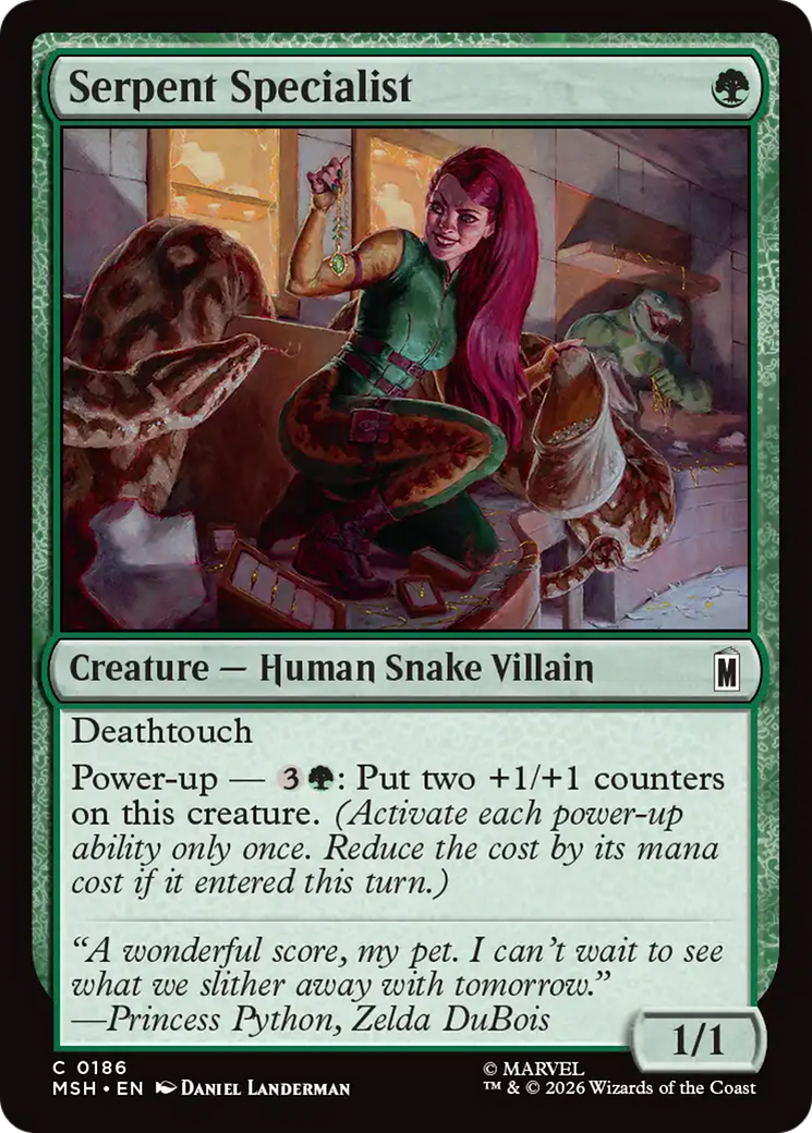 Serpent Specialist [Marvel Super Heroes] | Lots Moore NSW