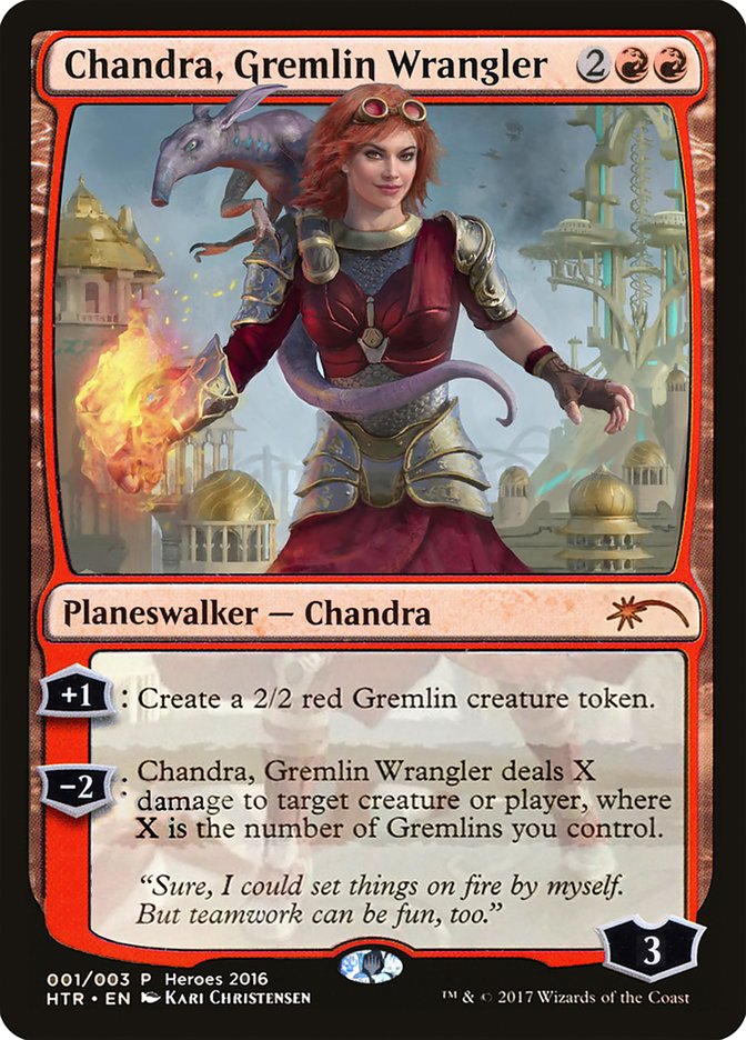 Chandra, Gremlin Wrangler [Heroes of the Realm] | Lots Moore NSW