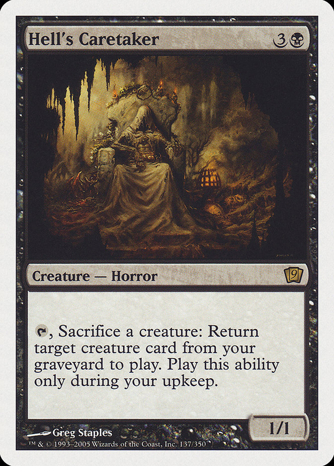 Hell's Caretaker (9th Edition) [Oversize Cards] | Lots Moore NSW