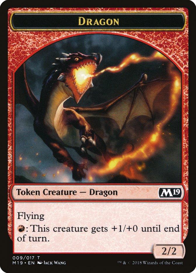 Dragon Token (009/017) [Core Set 2019 Tokens] | Lots Moore NSW