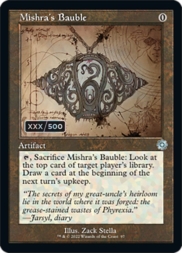 Mishra's Bauble (Retro Schematic) (Serialized) [The Brothers' War Retro Artifacts] | Lots Moore NSW
