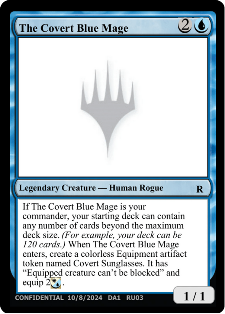 The Covert Blue Mage [Unknown Event] | Lots Moore NSW