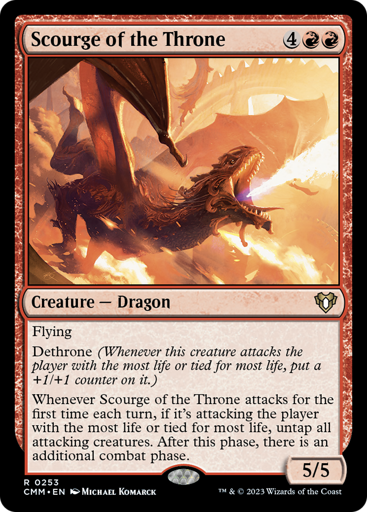 Scourge of the Throne [Commander Masters] | Lots Moore NSW