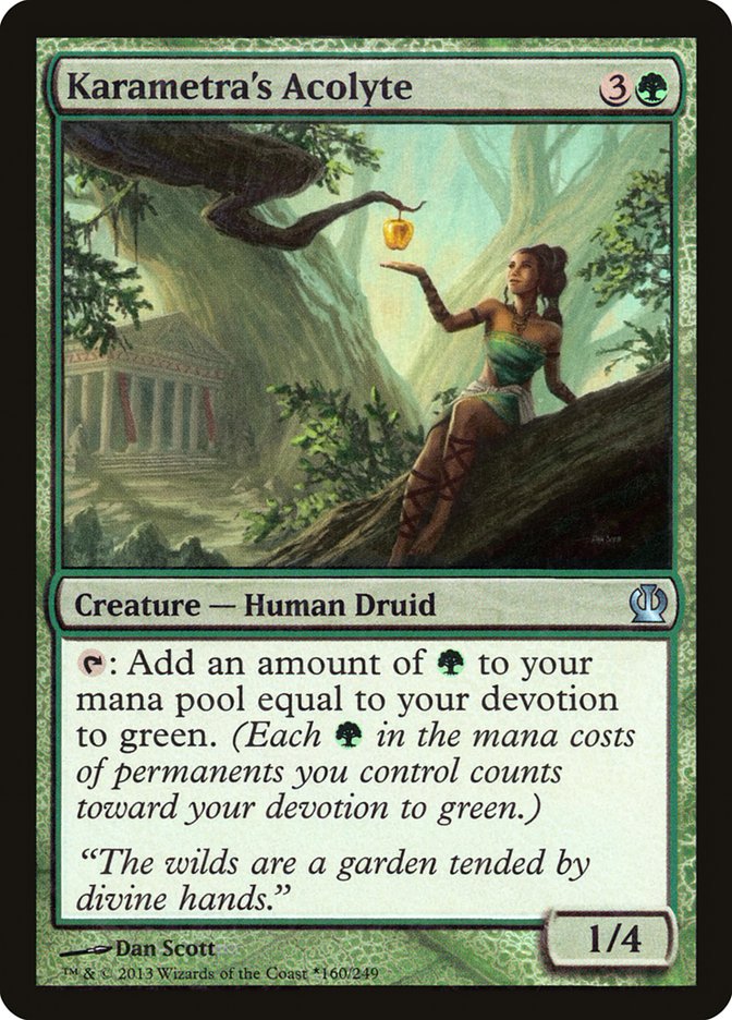 Karametra's Acolyte (Gift Box) [Theros Promos] | Lots Moore NSW