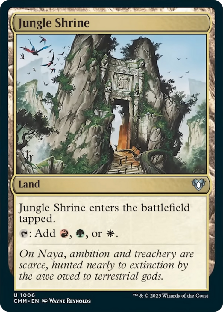 Jungle Shrine [Commander Masters] | Lots Moore NSW