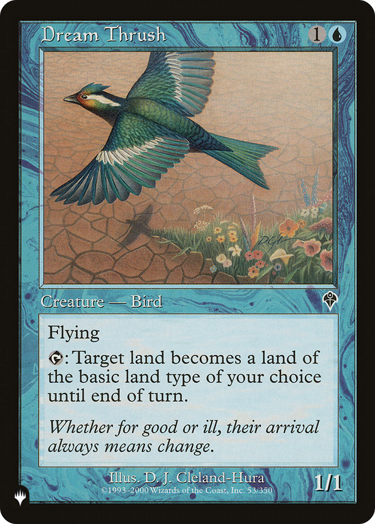 Dream Thrush [The List] | Lots Moore NSW