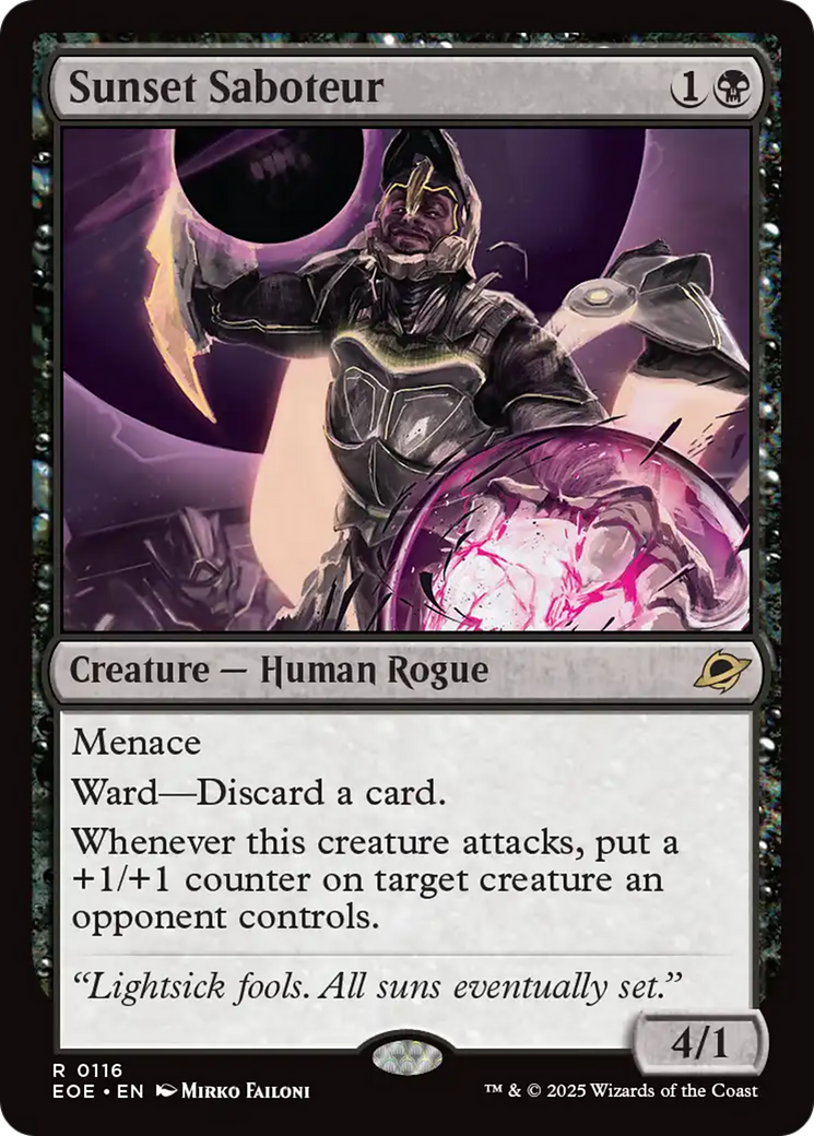 Sunset Saboteur [Edge of Eternities] | Lots Moore NSW