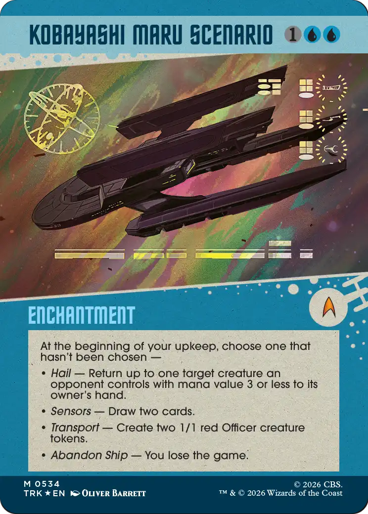 Kobayashi Maru Scenario (Showcase) (Surge Foil) [Star Trek] | Lots Moore NSW