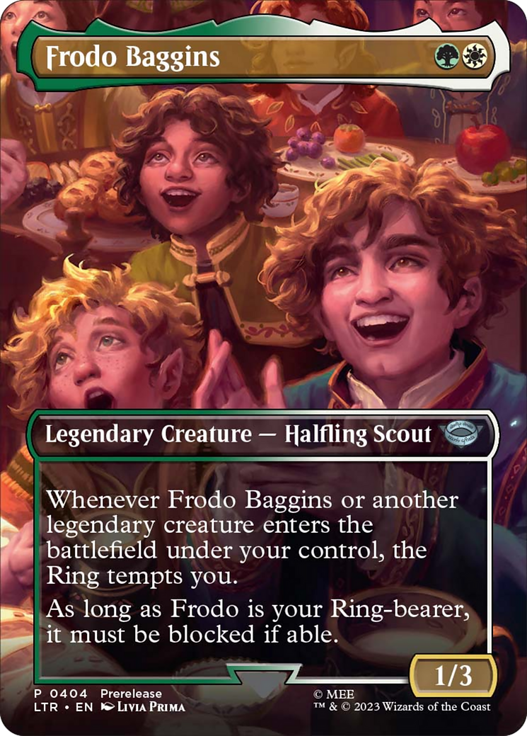 Frodo Baggins (Borderless Alternate Art) [The Lord of the Rings: Tales of Middle-Earth] | Lots Moore NSW