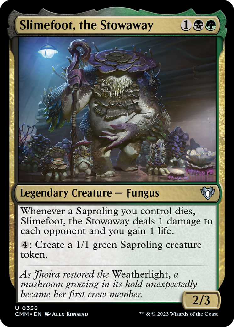 Slimefoot, the Stowaway [Commander Masters] | Lots Moore NSW