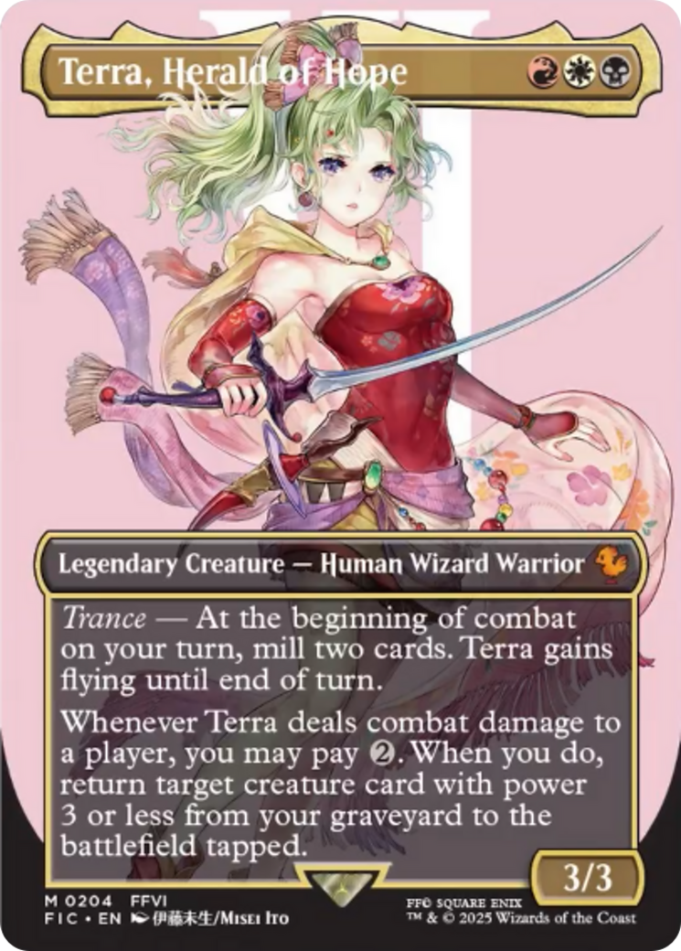 Terra, Herald of Hope (Borderless) [FINAL FANTASY Commander] | Lots Moore NSW