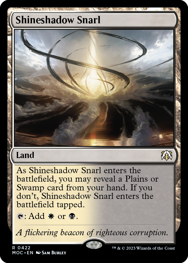 Shineshadow Snarl [March of the Machine Commander] | Lots Moore NSW