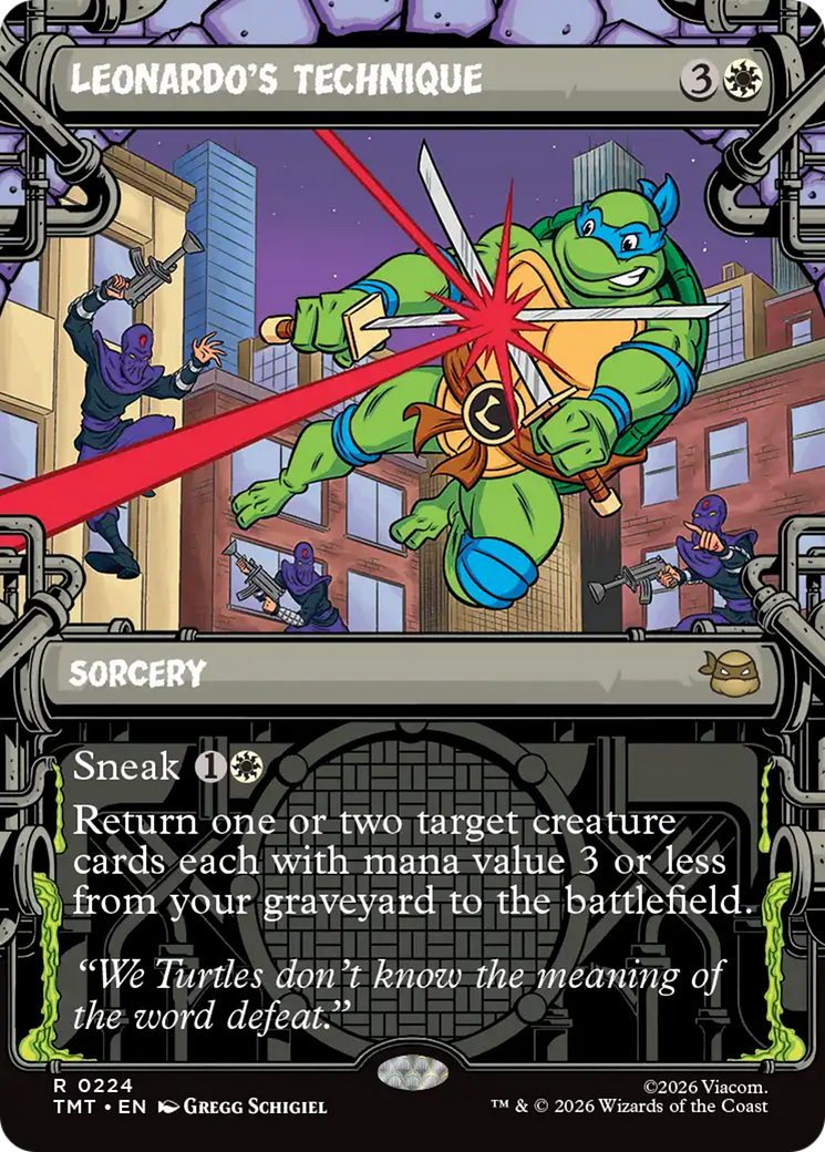 Leonardo's Technique (Showcase) [Teenage Mutant Ninja Turtles] | Lots Moore NSW