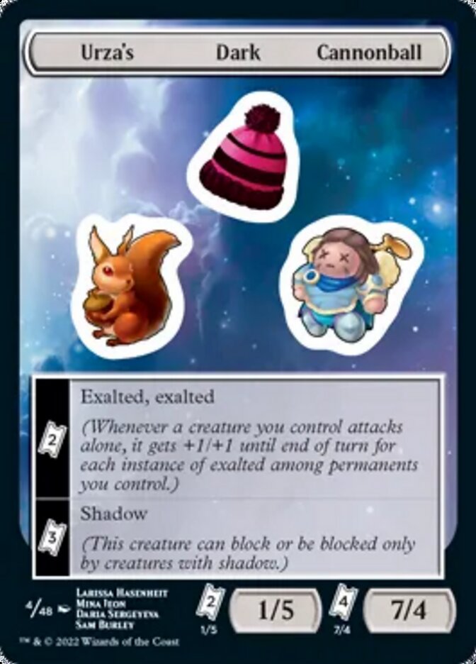 Urza's Dark Cannonball [Unfinity Stickers] | Lots Moore NSW