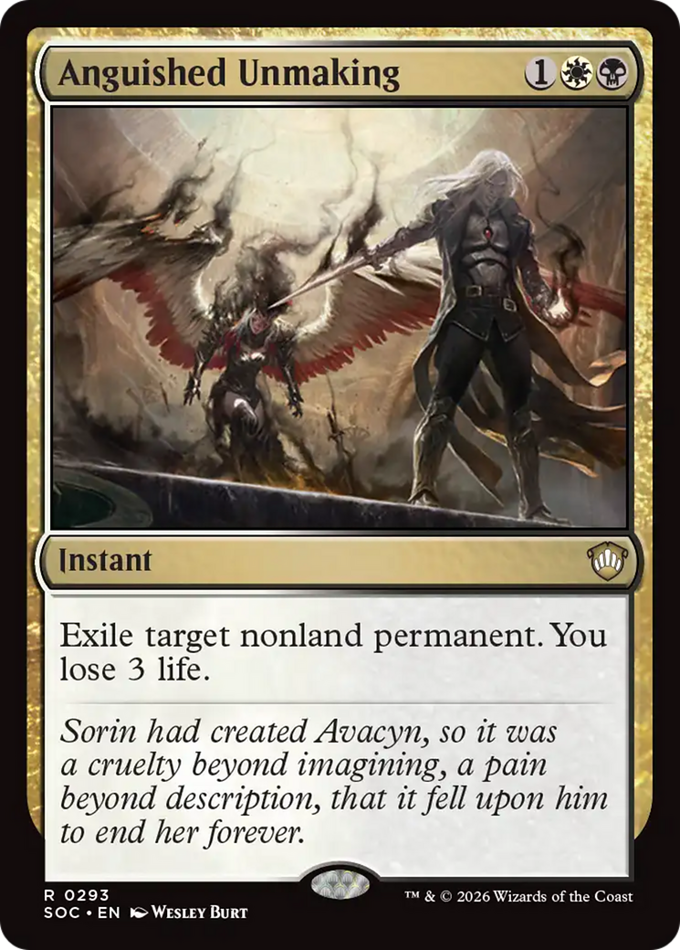 Anguished Unmaking [Secrets of Strixhaven Commander] | Lots Moore NSW