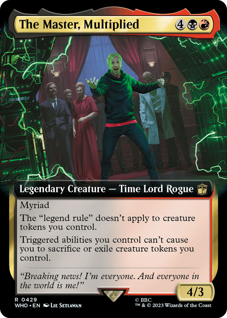 The Master, Multiplied (Extended Art) [Doctor Who] | Lots Moore NSW