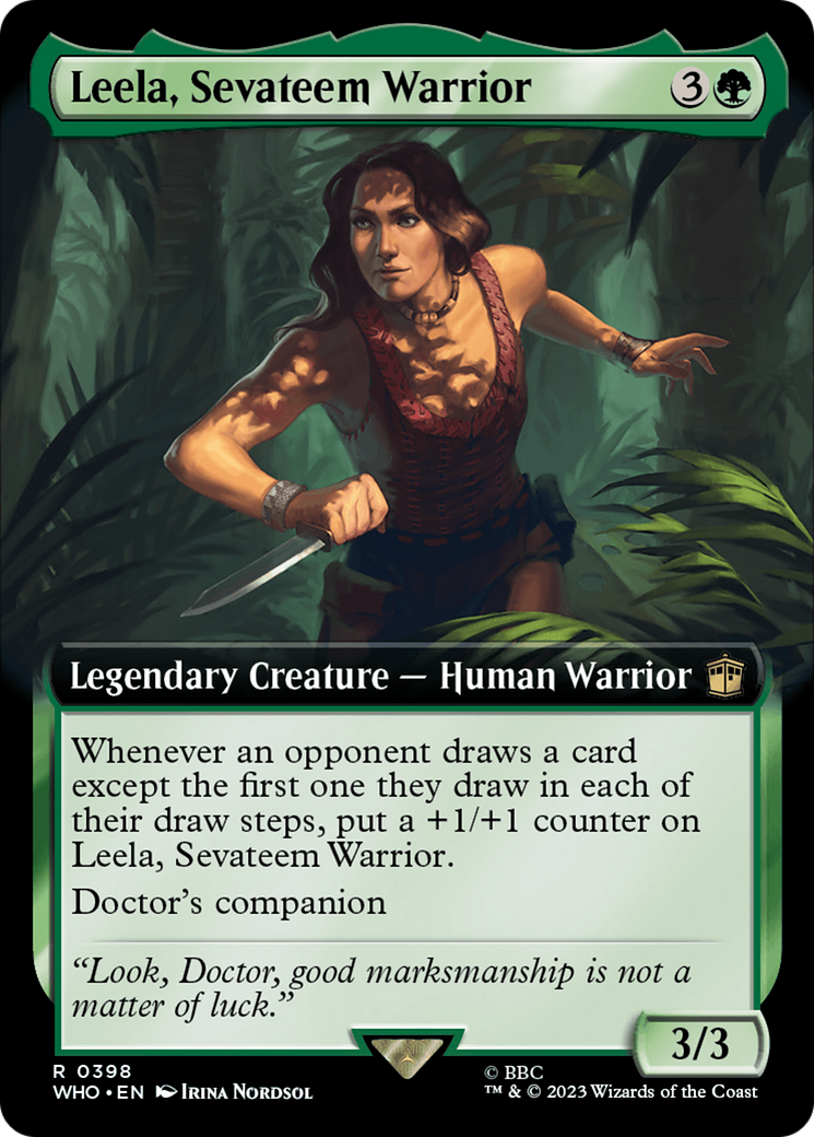 Leela, Sevateem Warrior (Extended Art) [Doctor Who] | Lots Moore NSW