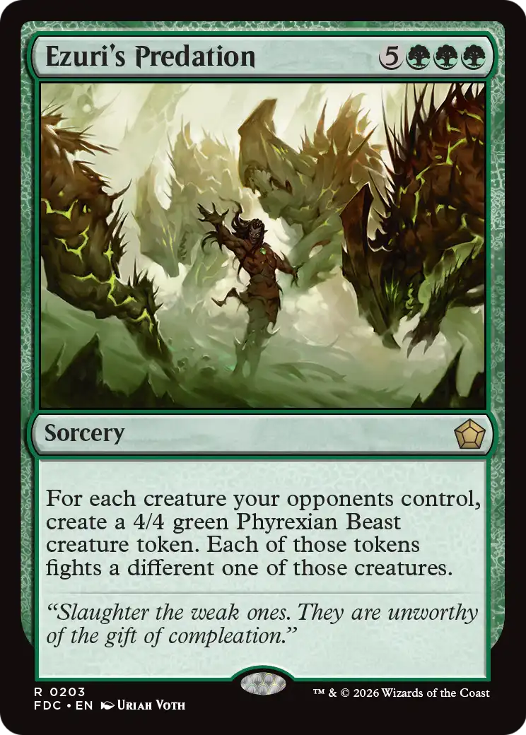 Ezuri's Predation [Foundations Commander] | Lots Moore NSW
