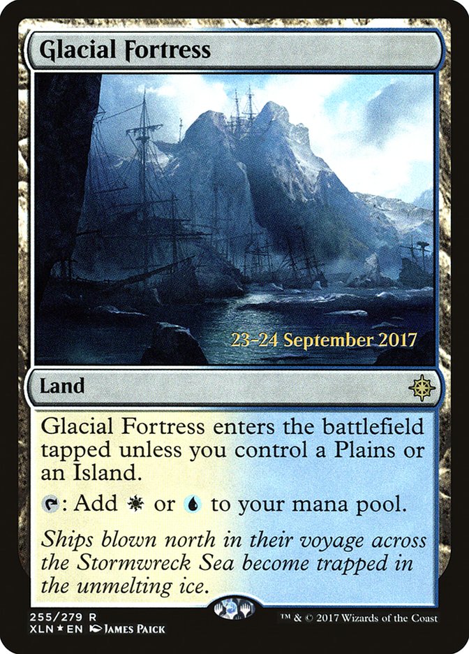 Glacial Fortress [Ixalan Prerelease Promos] | Lots Moore NSW