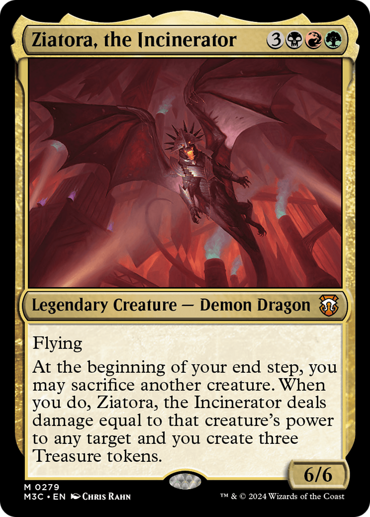 Ziatora, the Incinerator (Ripple Foil) [Modern Horizons 3 Commander] | Lots Moore NSW