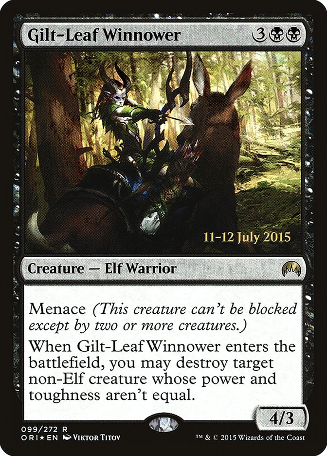Gilt-Leaf Winnower [Magic Origins Prerelease Promos] | Lots Moore NSW