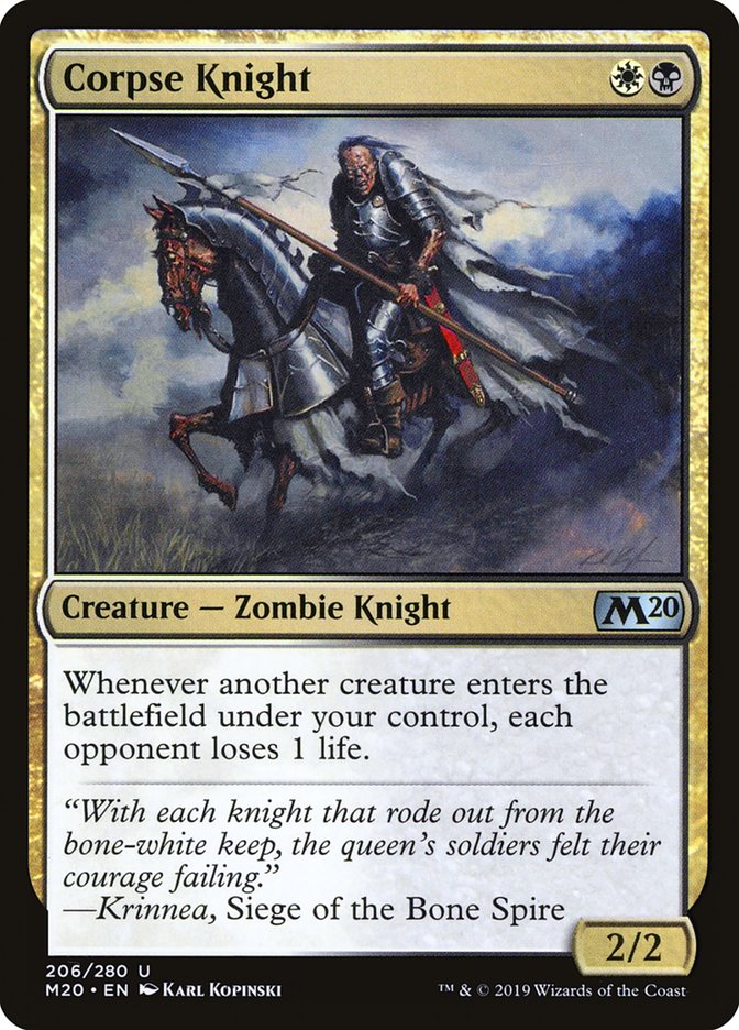 Corpse Knight (2/2) [Core Set 2020] | Lots Moore NSW