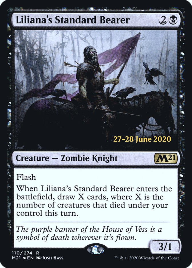 Liliana's Standard Bearer [Core Set 2021 Prerelease Promos] | Lots Moore NSW