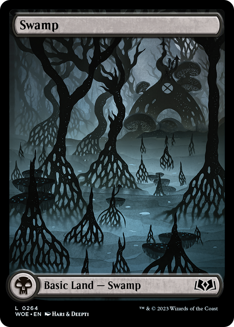 Swamp (264) (Full-Art) [Wilds of Eldraine] | Lots Moore NSW