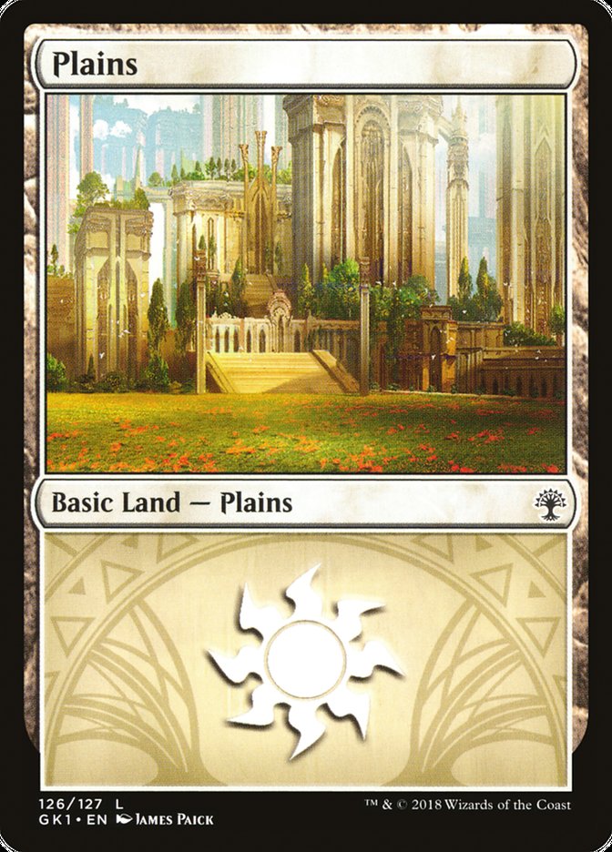 Plains (126) [Guilds of Ravnica Guild Kit] | Lots Moore NSW