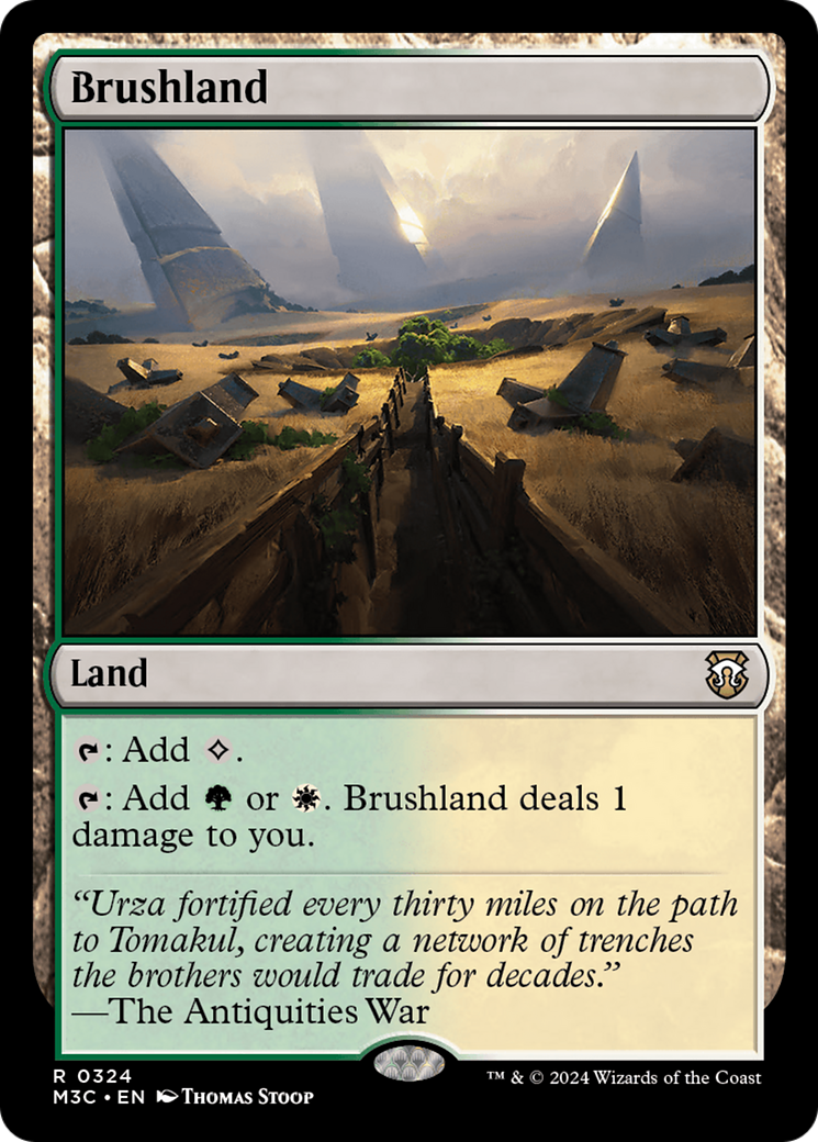 Brushland (Ripple Foil) [Modern Horizons 3 Commander] | Lots Moore NSW