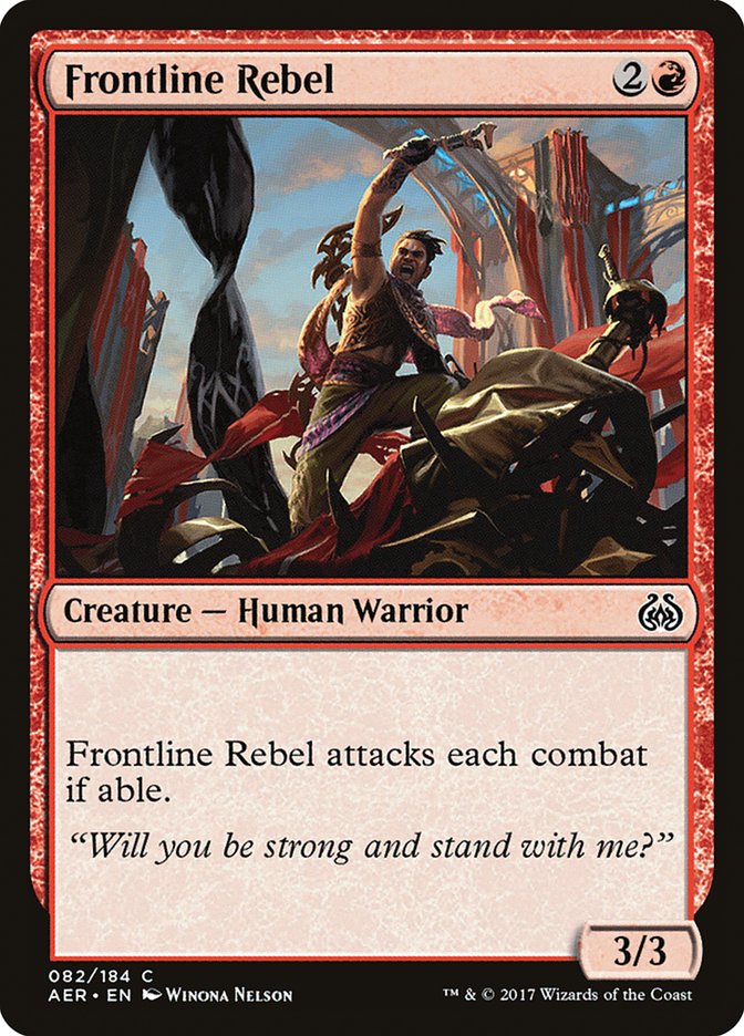Frontline Rebel [Aether Revolt] | Lots Moore NSW