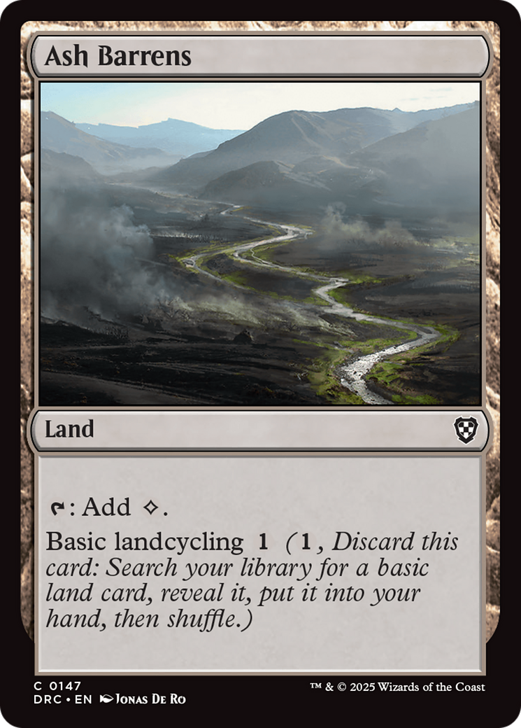 Ash Barrens [Aetherdrift Commander] | Lots Moore NSW