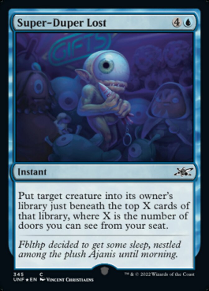 Super-Duper Lost (Galaxy Foil) [Unfinity] | Lots Moore NSW