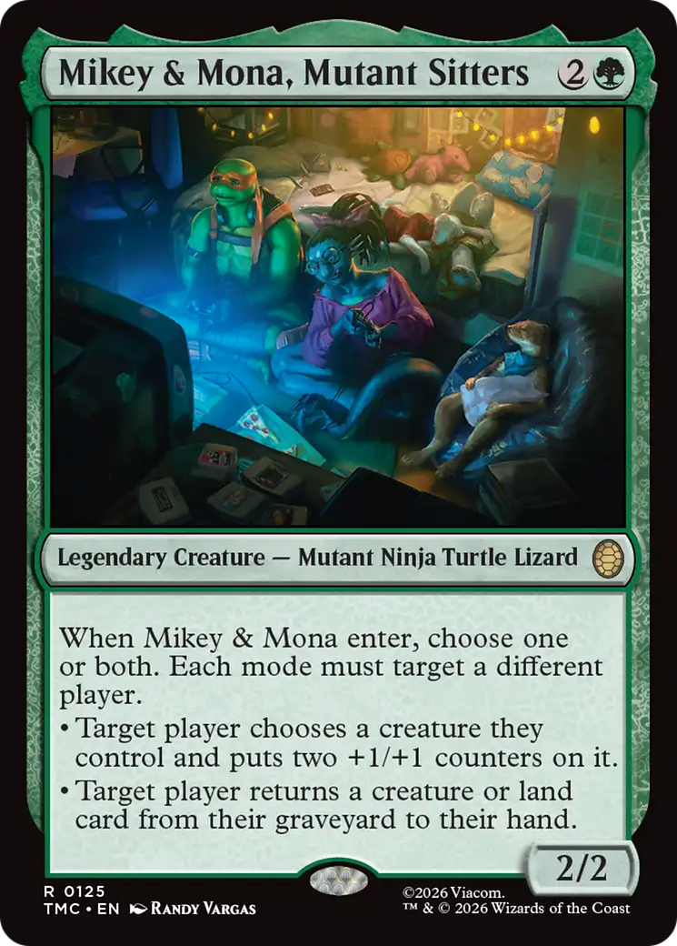 Mikey & Mona, Mutant Sitters [Teenage Mutant Ninja Turtles Commander] | Lots Moore NSW
