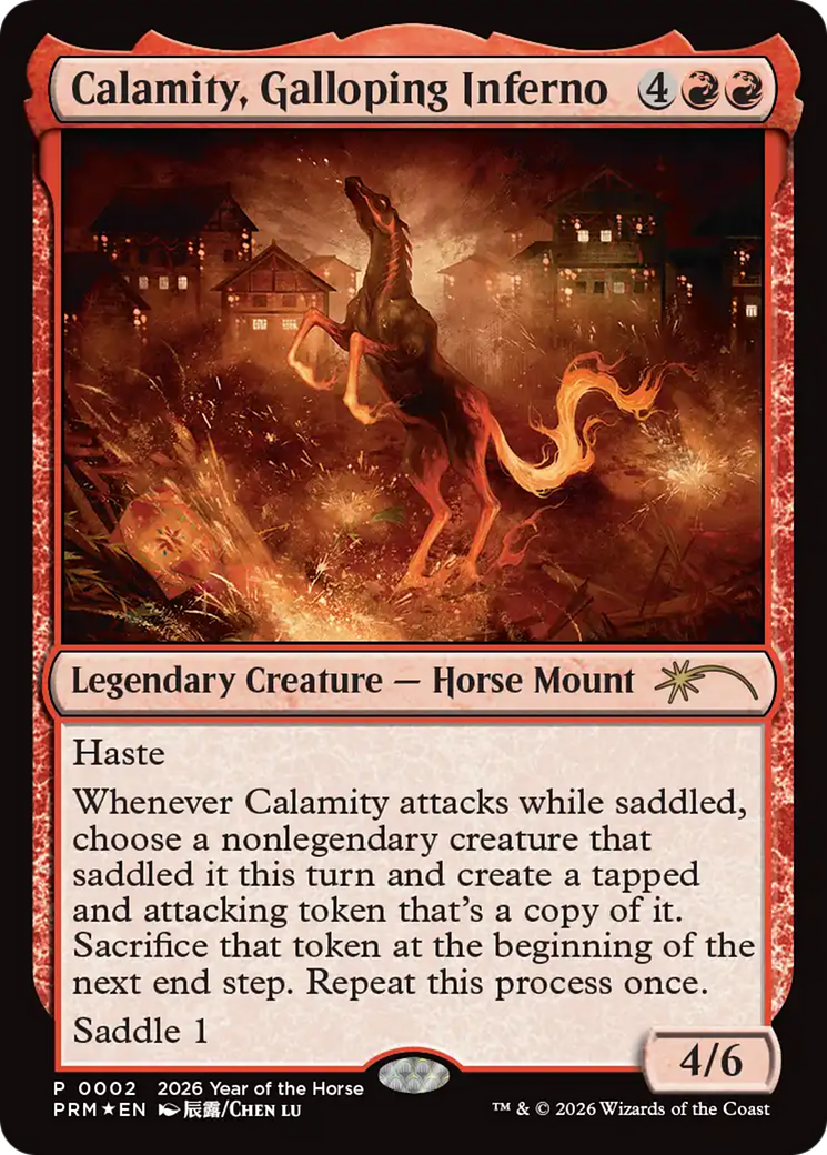 Calamity, Galloping Inferno (Year of the Horse 2026) [Standard Showdown Promos] | Lots Moore NSW