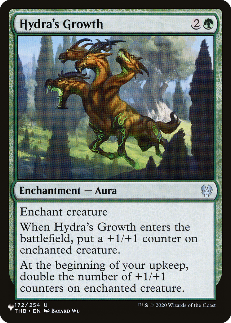 Hydra's Growth [The List Reprints] | Lots Moore NSW