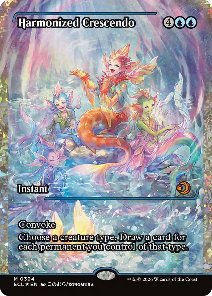 Harmonized Crescendo (0394) (Showcase) (Fracture Foil) [Lorwyn Eclipsed] | Lots Moore NSW