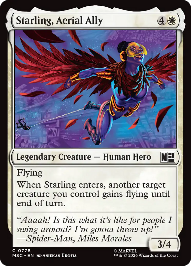 Starling, Aerial Ally [Marvel Super Heroes Commander] | Lots Moore NSW