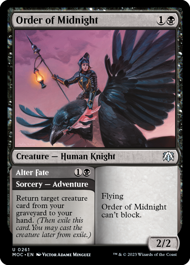 Order of Midnight // Alter Fate [March of the Machine Commander] | Lots Moore NSW