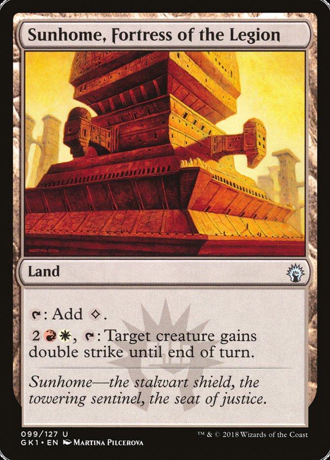 Sunhome, Fortress of the Legion [Guilds of Ravnica Guild Kit] | Lots Moore NSW